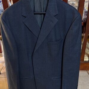 Oscar de la Renta Charcoal Blazer 3 button 44R